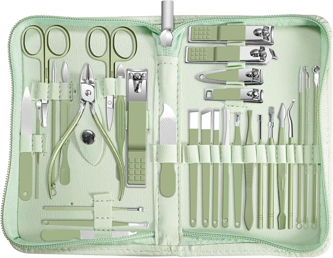 30 in 1 Manicure kit Personal Care Men's Accessories, Professional Nail Kit - Image 2