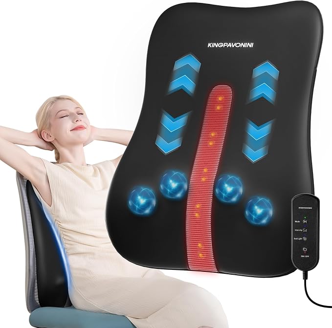 KingPavonini Back Massager for Pain Relief Deep Tissue, Up-Down Rolling & by KingPavonini