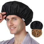 Years calm Men Shower Cap Reusable Waterproof, Dual-Layer Design, Double-Sided by Yearscalm