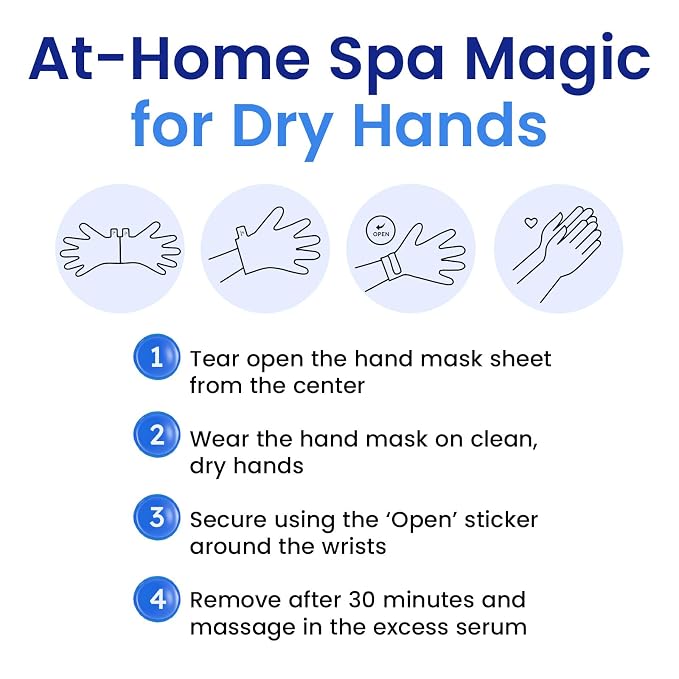 Repairing Hand Mask for Dry Cracked Hands, Hand Masks - Image 5