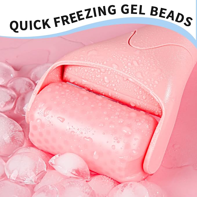 Teenitor Pink Ice Roller for Face, Ice Face Roller, Eye Roller for Puffy Eyes - Image 5