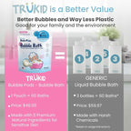 TruKid Bubble Podz Bubble Bath for Kids, & Babies, Tear Free Gentle & - Image 3
