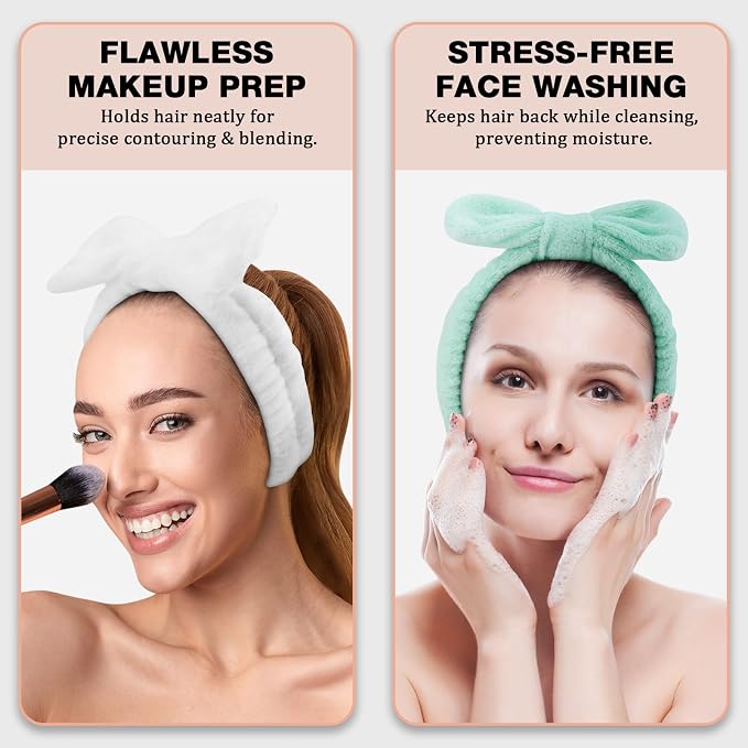 YOOVR 8pcs Spa Headband, Mothers Day Gifts Bulk, Stocking Stuffers - Image 7