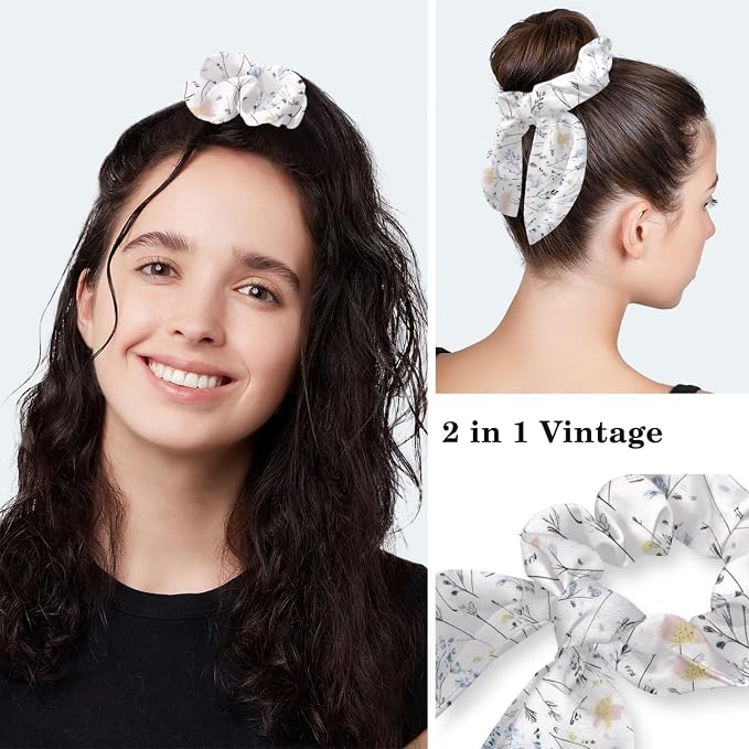 Scrub Cap with Hair Scrunchy, Ponytail Holder Surgical Cap - Image 6