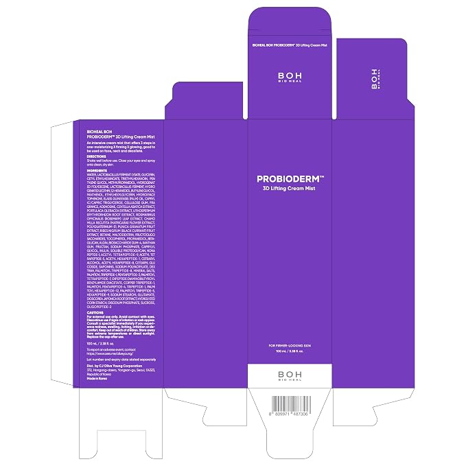 BIOHEAL BOH Probioderm 3D Lifting Cream Mist 3.38 fl oz | Korean Face Mist - Image 2