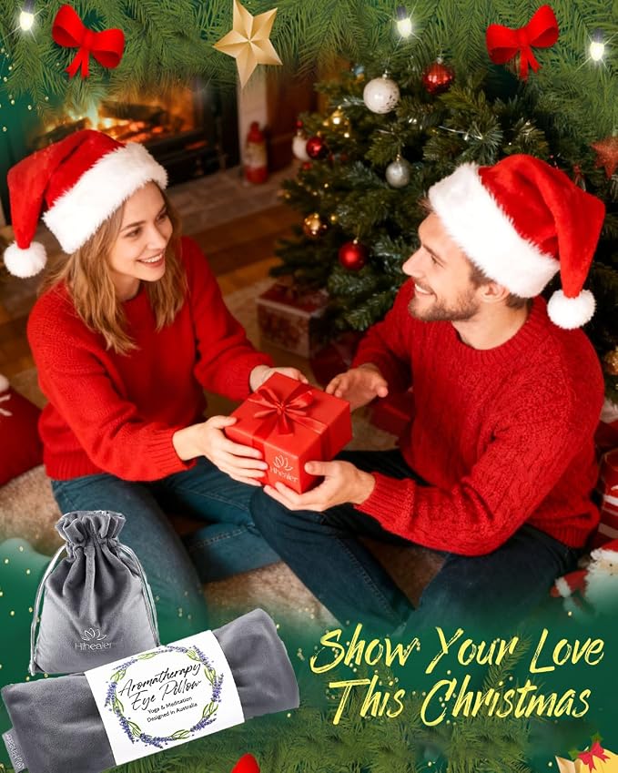 Lavender Eye Pillow for Relaxation, Sleep – Weighted Eye Mask for Headache - Image 8