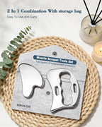 airogym 2 in 1 Stainless Steel Gua Sha Massage Tool - Image 8