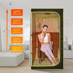 Portable Infrared Sauna, Full Size Far Infrared Sauna, One Person Sauna Tent - Image 4