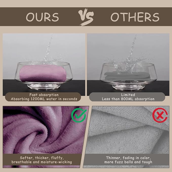 Hair Drying Towel 3 Pack - Image 3