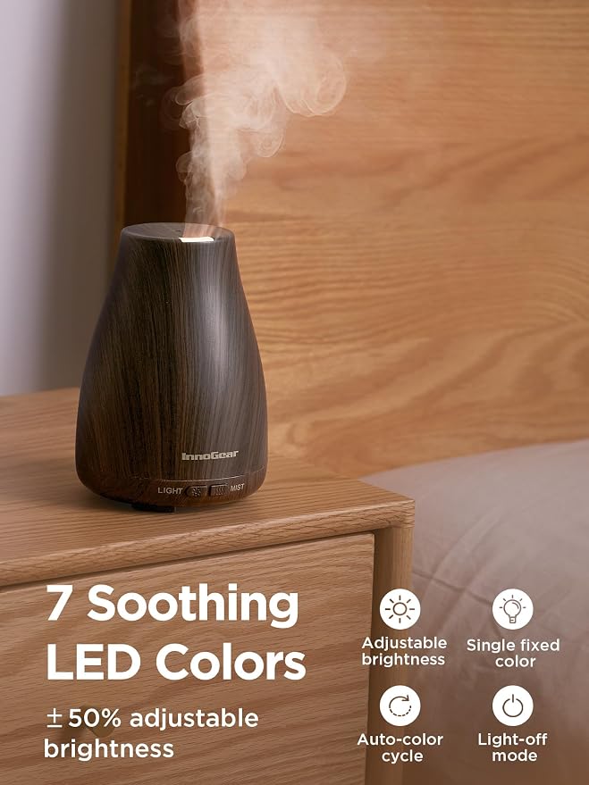 InnoGear Essential Oil Diffuser, Ultrasonic Diffusers - Image 6