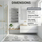 Electric Towel Warmer, Heated Towel Rack - Image 6