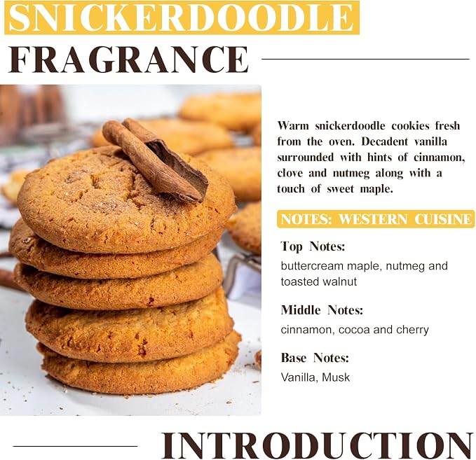EUQEE Snickerdoodle Fragrance Oil, Premium Grade Essential Oil - Image 3