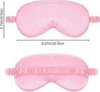 Satin Sleep Mask, 6 Pack Pink Silk Eye Mask - Image 2