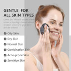 BEAUTAIL Silicone Face Scrubber 2 Pack, Manual Facial Cleansing Brush, Gentle - Image 3
