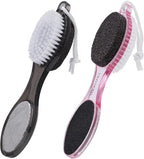 Foot Brush and Pumice Stone for Feet, 4-in-1 Foot File Callus Remover, Feet by YIOYOODA