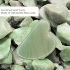 Gua Sha Facial Tools, Natural Jade Guasha Tool - Image 4