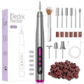 Cordless Nail Drill 35000RPM, Portable Electric Nail File by Hoxida