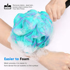 Loofah on a Stick PE Soft Mesh Luffa - Image 5