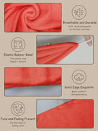 3 Pack Microfiber Hair Towel Wrap - Image 5