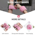WSYUB Pink Spa Headband and Wristband Set - Image 6