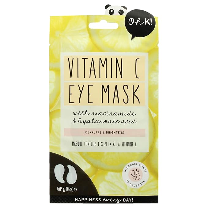 Oh K! Eye Mask - Vitamin C - Hydrating Under Eye Patches - Undereye Patches by OhKBeauty