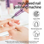 Nail Drill Kit Electric Rechargeable Set Cordless Nail Art Grinding Machine - Image 7