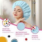 Years calm Waterproof Shower Cap - Image 4