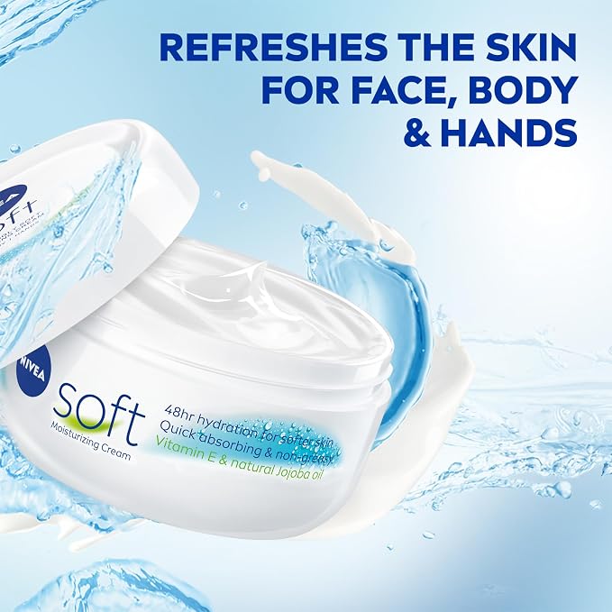NIVEA Soft Refreshingly Soft Moisturizing Cream - Image 4