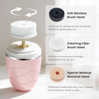 Facial Cleansing Brush, Mini Electric Face Scrubber, Waterproof Face Exfoliator - Image 5