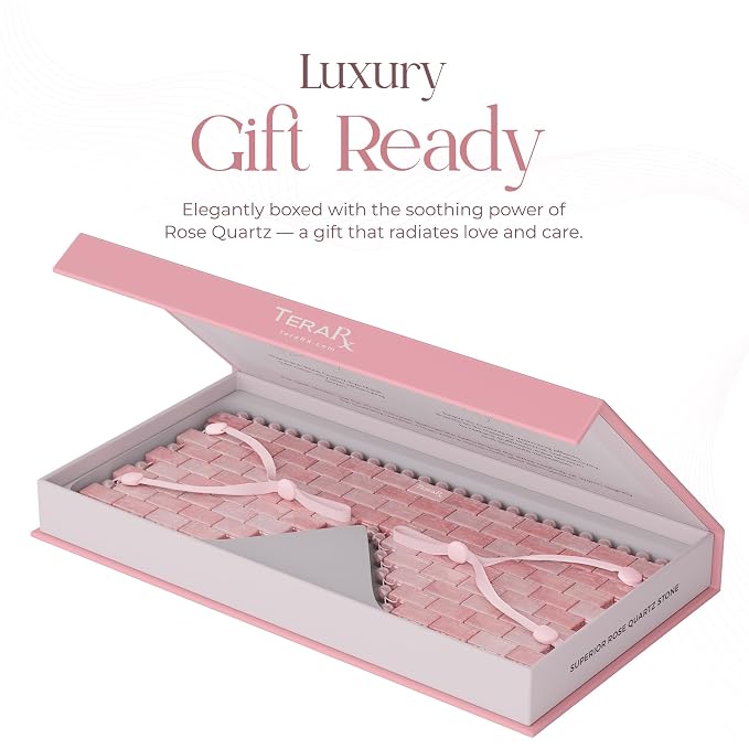 TeraRX® Rose Quartz Eye Mask – Authentic Crystal Eye Mask - Image 8