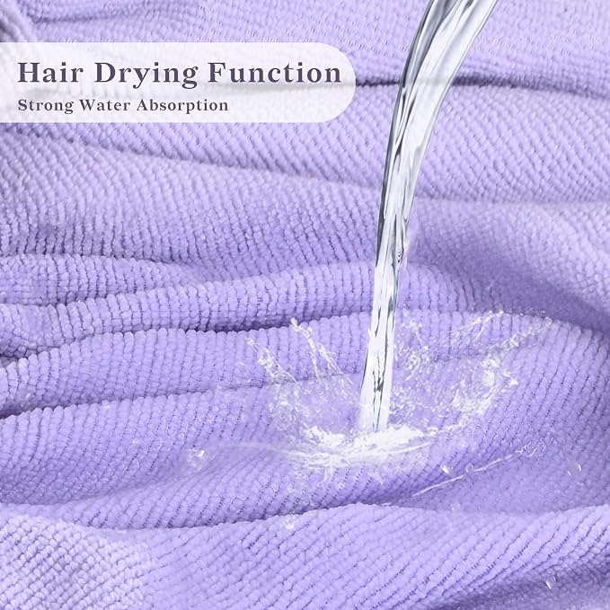 Three-Layer Terry Cloth Lined Satin Shower Cap, - Image 4