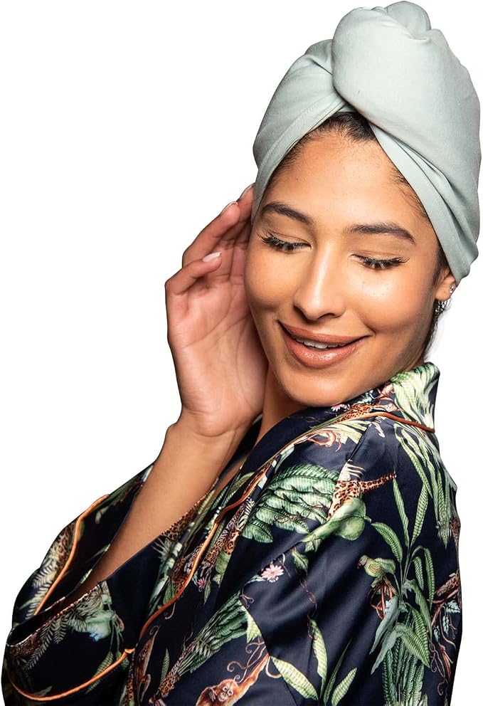 Tee Shirt Drying Wrap, Frizz Free, Soft & Lightweight&Flexible, Hair Drying by KISMETICS
