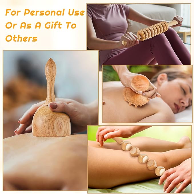 16-in-1 Wood Therapy Massage Tools Set Maderoterapia Kit Therapy Tools - Image 5