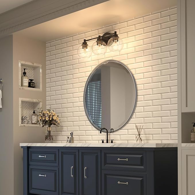 VONLUCE Bathroom Light Fixtures, 3-Light Vanity Light - Image 6