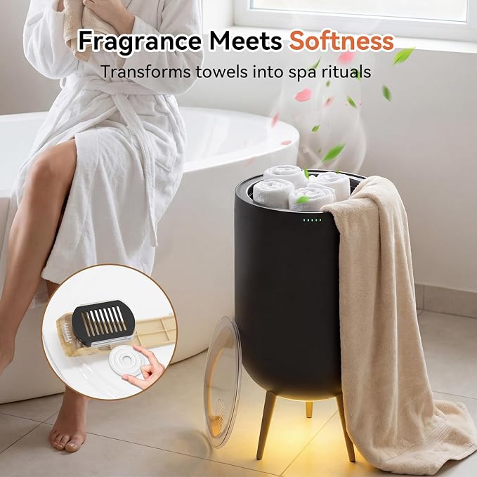 warmcozy Towel Warmer Black Bath Towel Warmers - Image 6