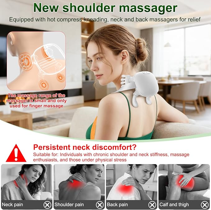 Nooydio Neck Massager, Neck and Back Massager - Image 3