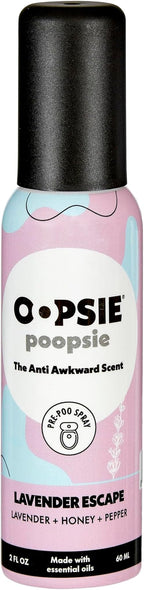 Oopsie Poopsie Toilet Spray, Travel Essentials, Each Up to 300 Uses, On-The-Go by OopsiePoopsie