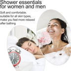 Fishent Bath Loofah Sponge, 3 Pack loofahs Exfoliating Body Scrubber, 60g Soft - Image 8