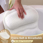 Bath Pillow Luxury Bathtub Pillow, Extra Soft & Comfortable Bath Pillows - Image 3