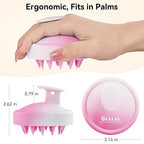 HEETA Scalp Massager Hair Growth, Soft Silicone Scalp Scrubber Shampoo Brush - Image 7