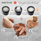 Salt Body Scrub Amberwood For Men – Moisturizes, Exfoliates & Nourishes Skin – - Image 4