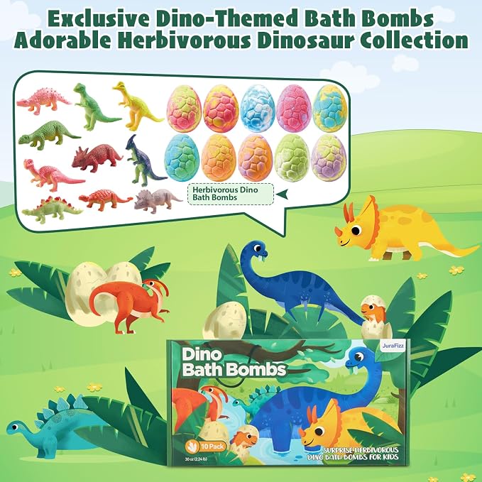 Dinosaur Bath Bombs for Kids - Image 2