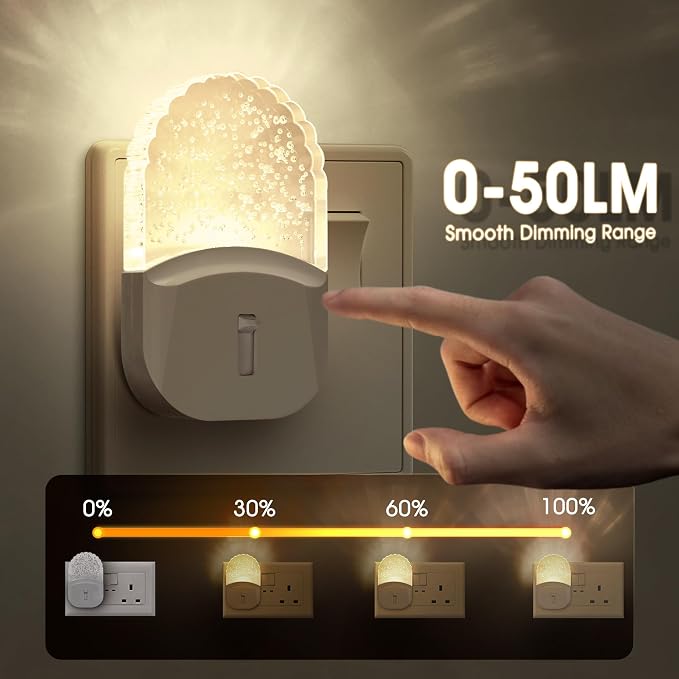 DORESshop LED Night Light, Baby Night Lights, Plug in NightLight - Image 3