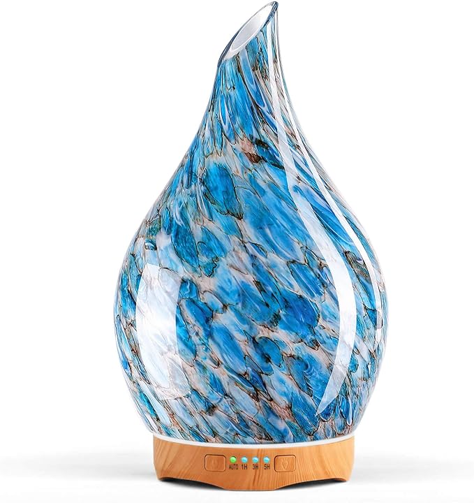 Porseme 280ml Glass Essential Oil Diffuser Aromatherapy Ultrasonic Cool Mist by Porseme