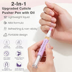 2-in-1 Cuticle Oil Pusher Pen, 2026 New Ceramic Cuticle Pusher Oil Pen - Image 7