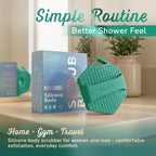 SILKLE Silicone Body Scrubber – Gentle Exfoliating Shower Scrubber - Image 7