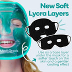 Medi Grade Cooling Ice Face Mask and Cooling Eye Mask - Image 2