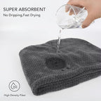 SINLAND Microfiber Hair Drying Cap Hair Towel Turban Twist - Image 6