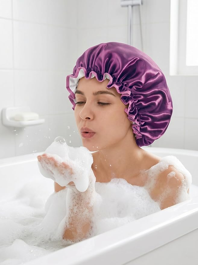 Aquior Shower Caps, Reusable Shower Cap - Image 3