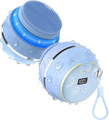 Face Scrubber, Waterproof Silicone Facial Cleansing Brush 6 Modes, 3 Light by Peledic